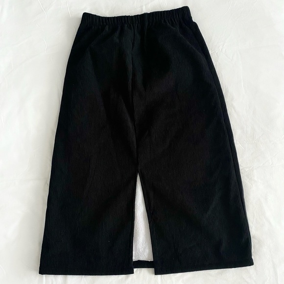 Black corduroy maxi skirt - Picture 2 of 5